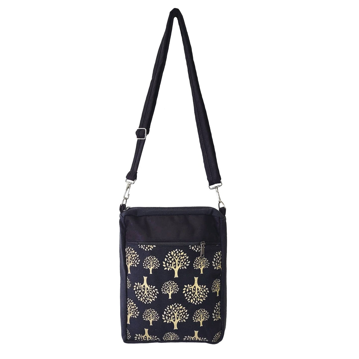 Tree of Life: Blue Crossbody Bag