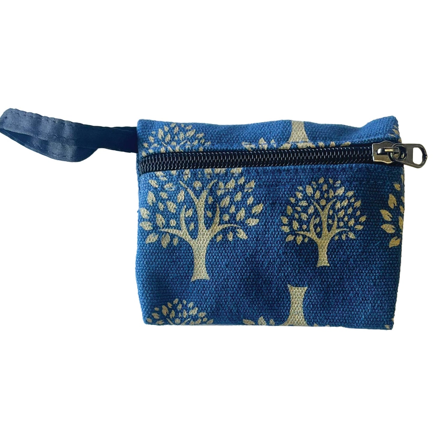 Coin Purse Tree of Life Print Black or Blue