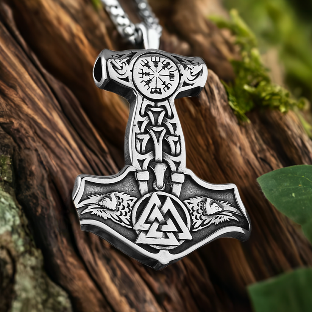 Thor's Hammer Mjolner - Large Pendant