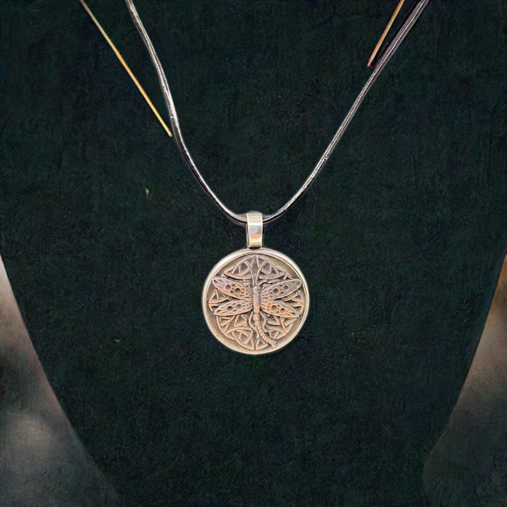 Celtic Wisdom Dragonfly Pendant