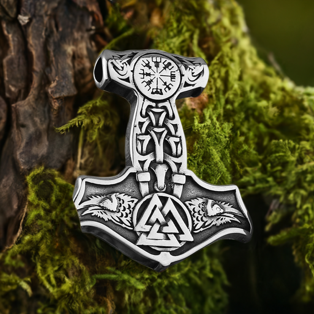 Thor's Hammer Mjolner - Large Pendant