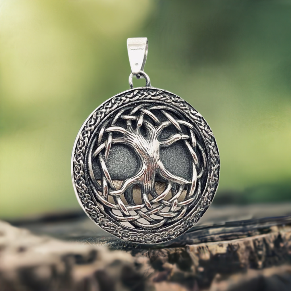 Celtic Knot Tree of Life Pendant - Large