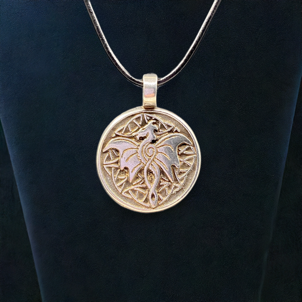 Celtic Wisdom: Dragon Pendant