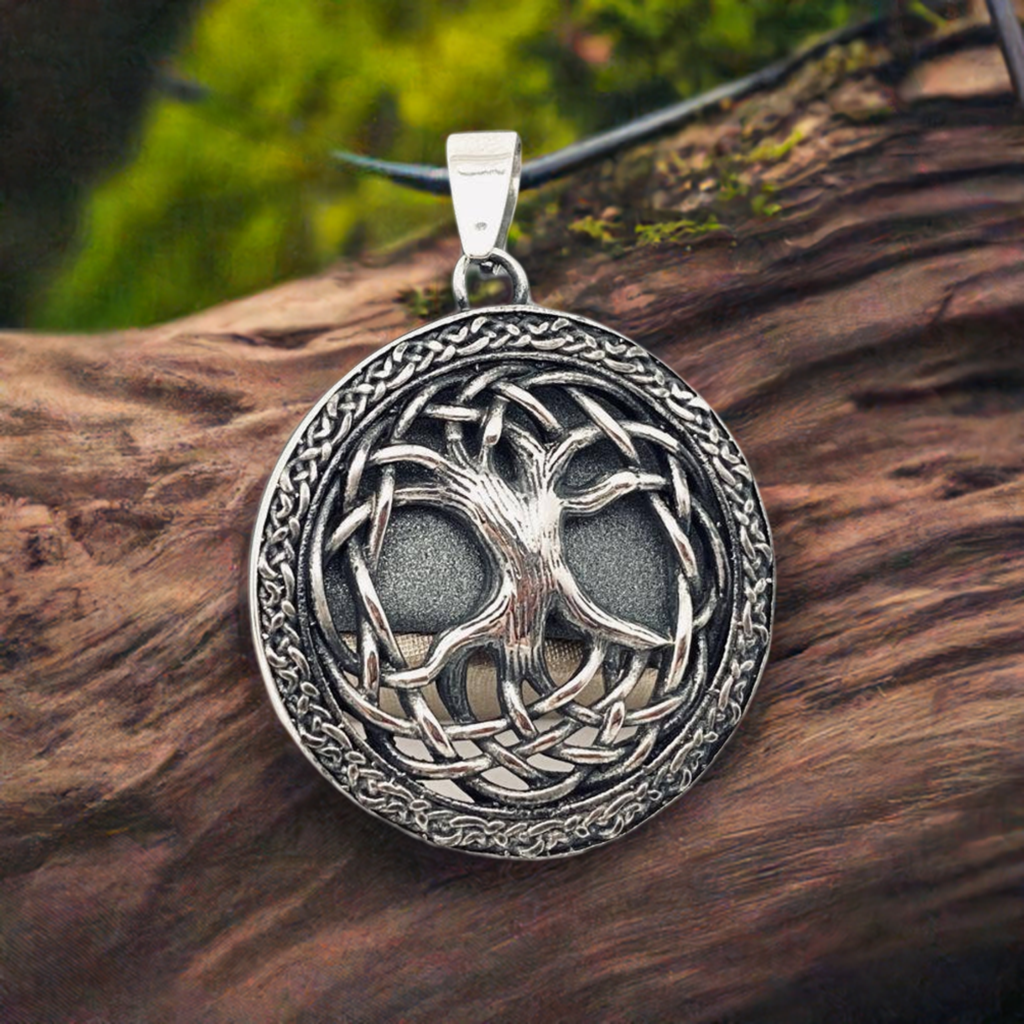 Celtic Knot Tree of Life Pendant - Large