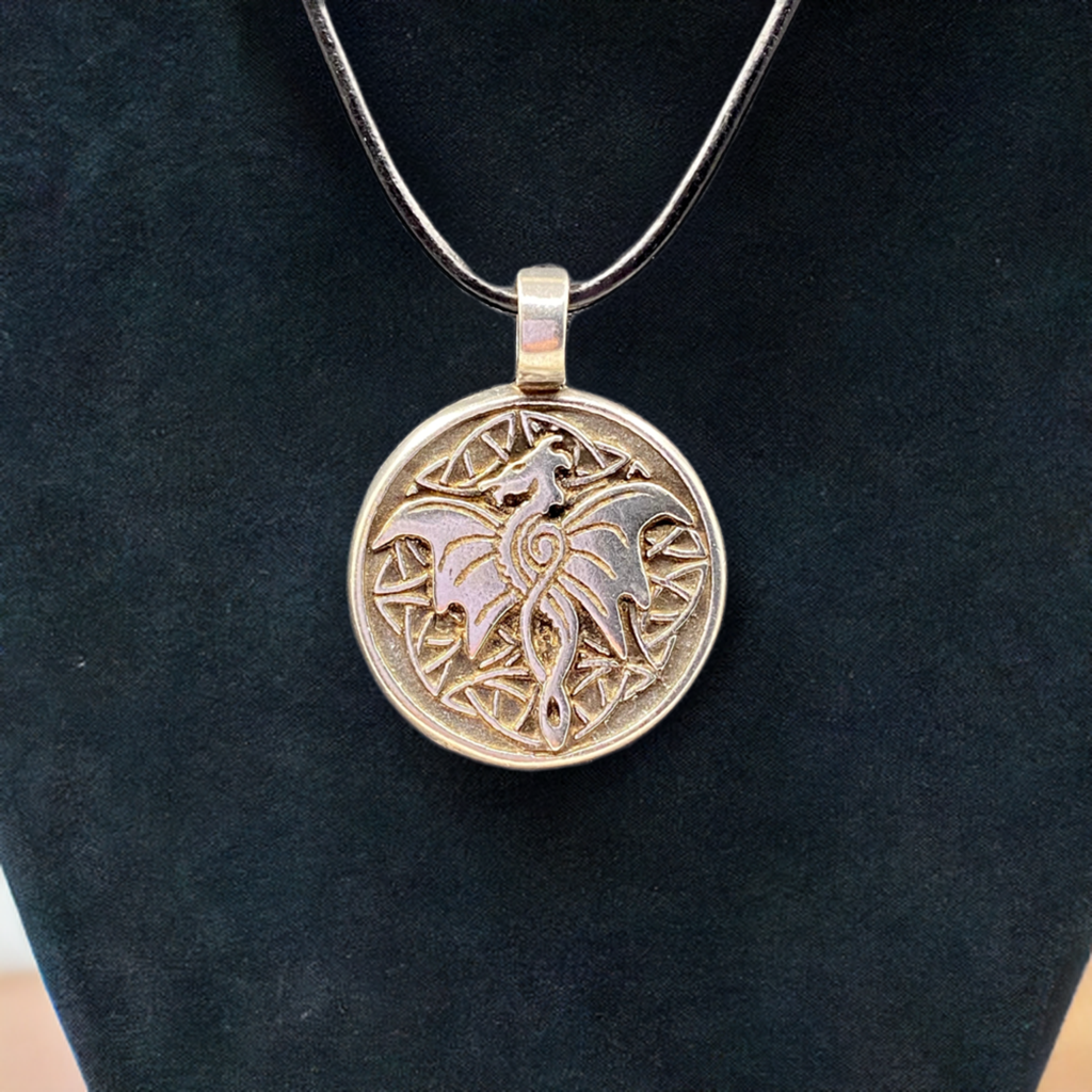 Celtic Wisdom: Dragon Pendant