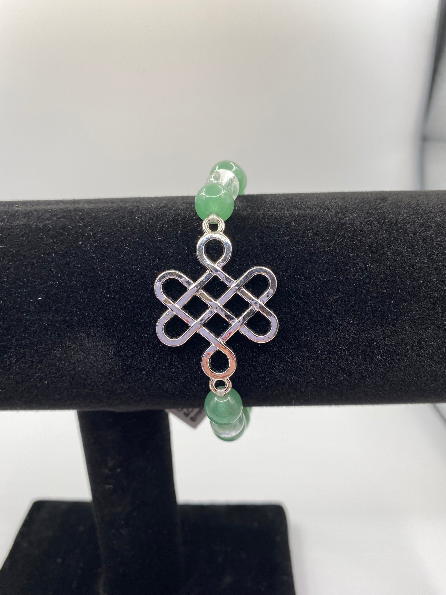 Celtic Knot Bracelet with Aventurine