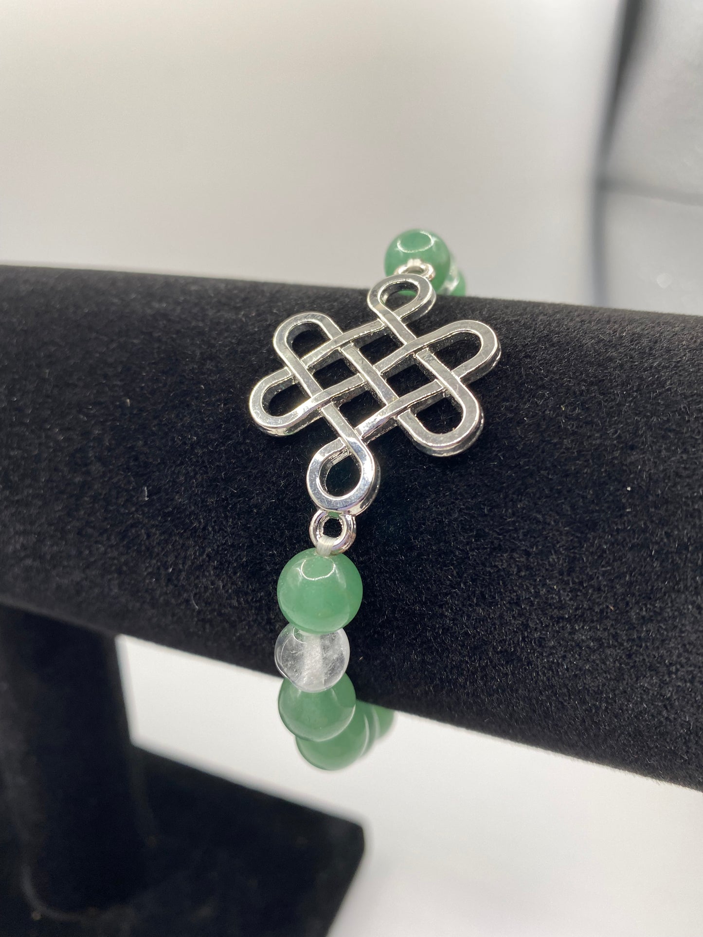 Celtic Knot Bracelet with Aventurine