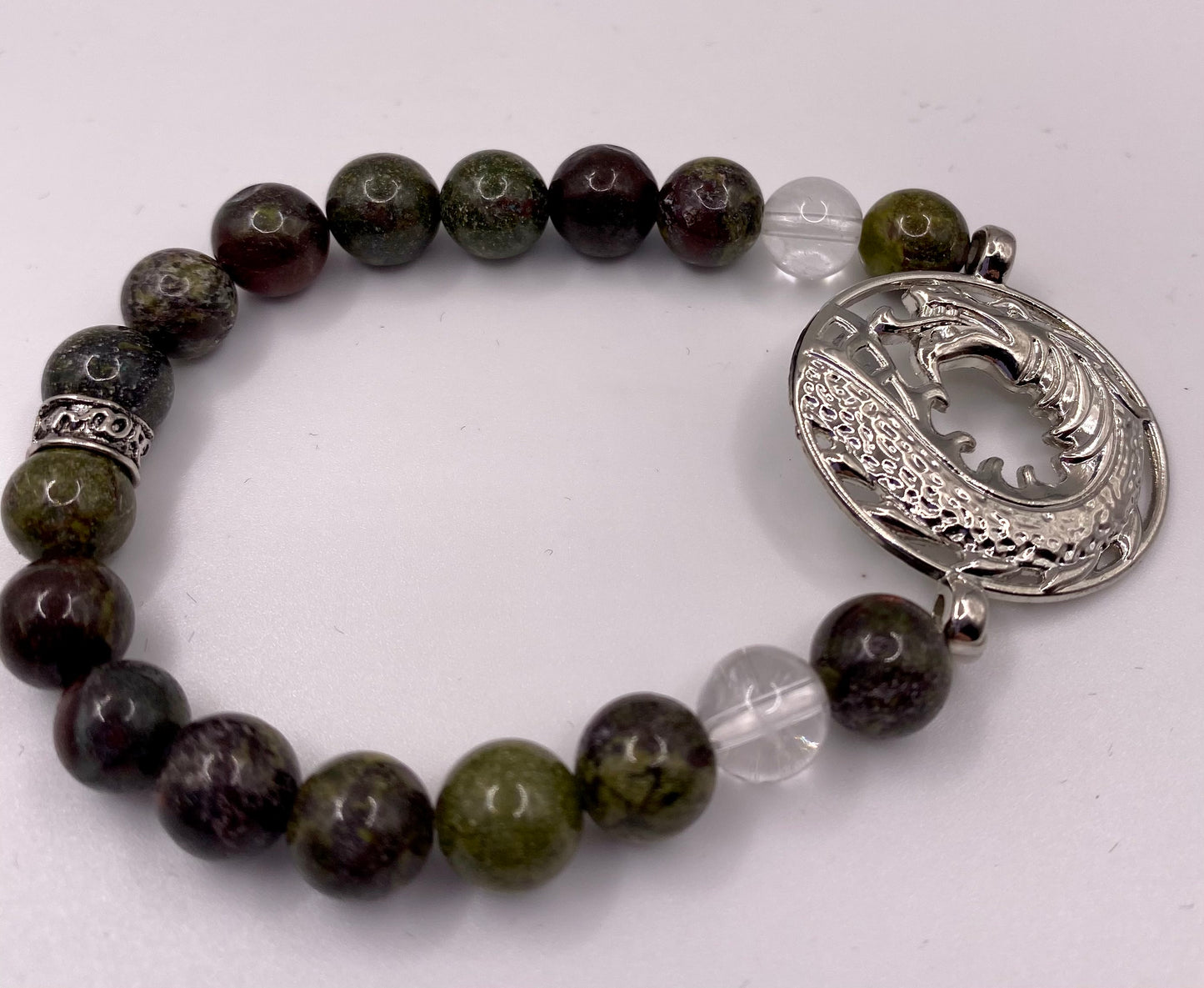 Dragon Bracelet with Dragonblood Jasper