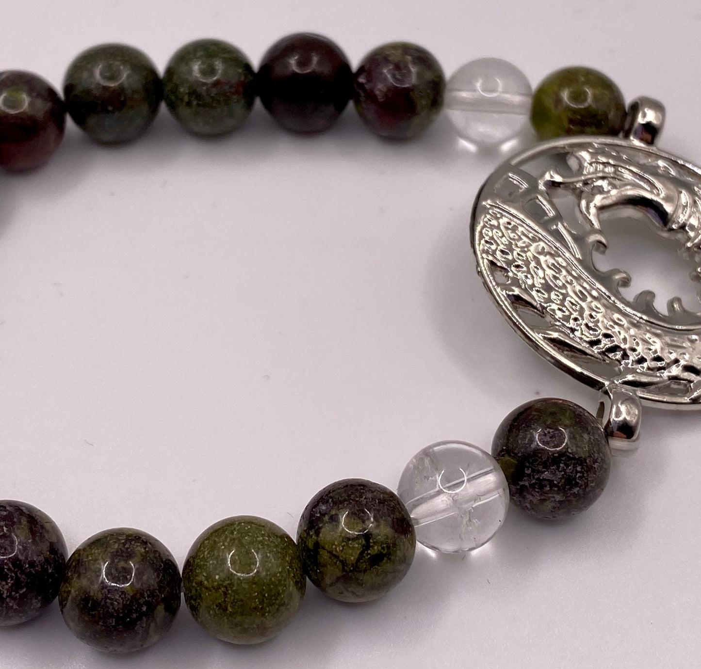 Dragon Bracelet with Dragonblood Jasper