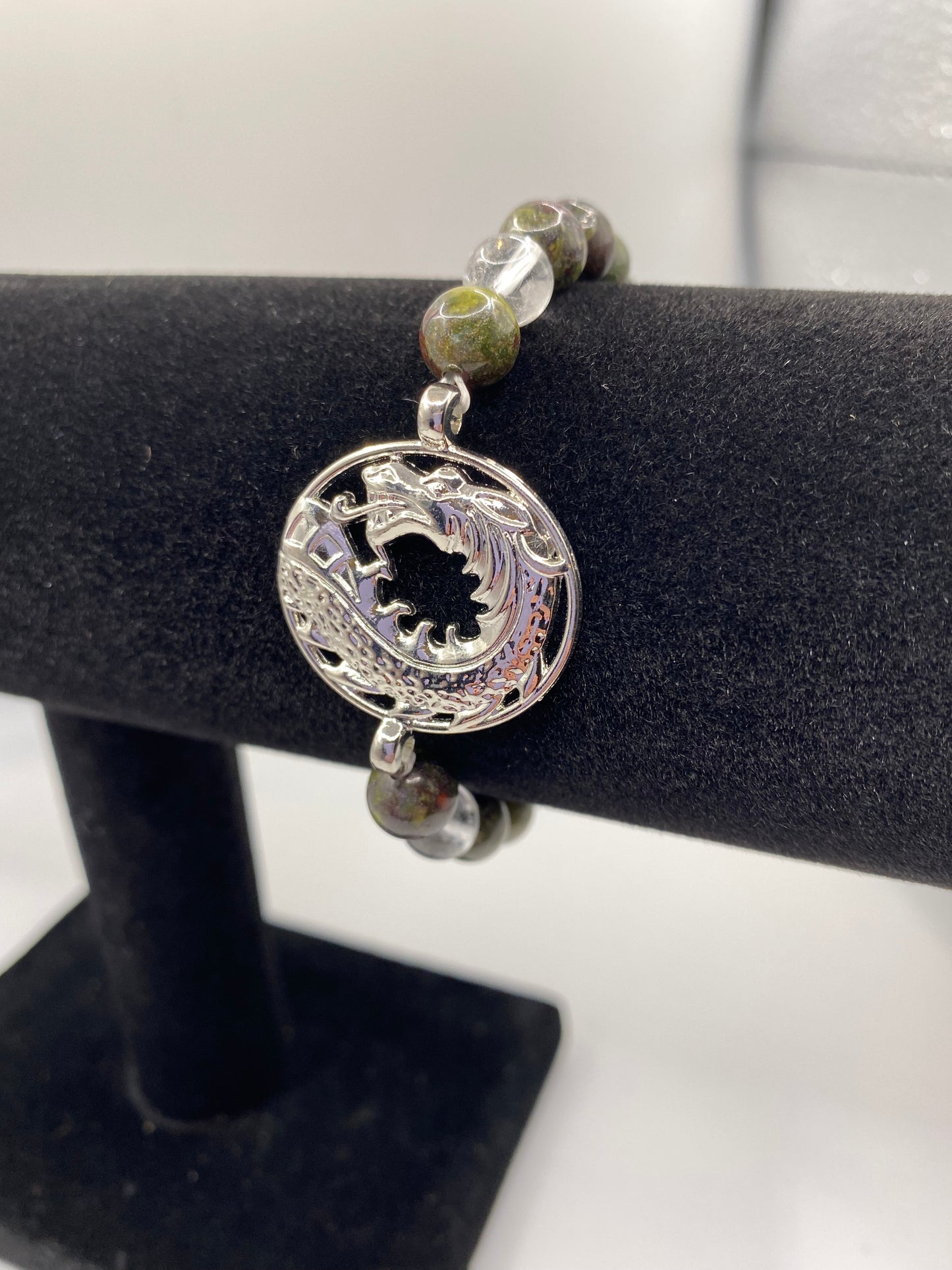 Dragon Bracelet with Dragonblood Jasper