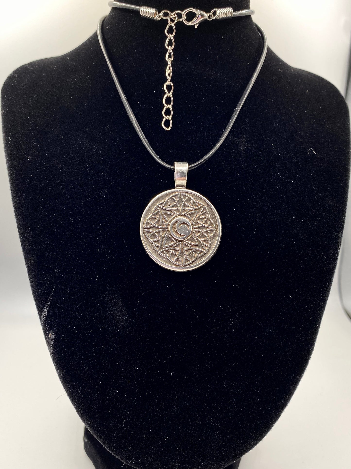 Celtic Wisdom Triple Moon Pendant
