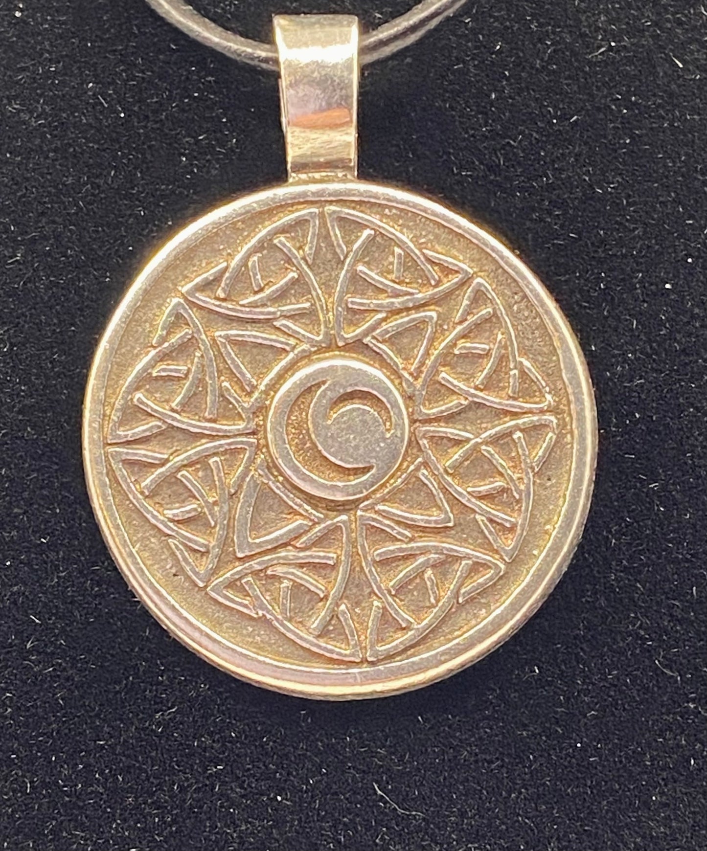 Celtic Wisdom Triple Moon Pendant