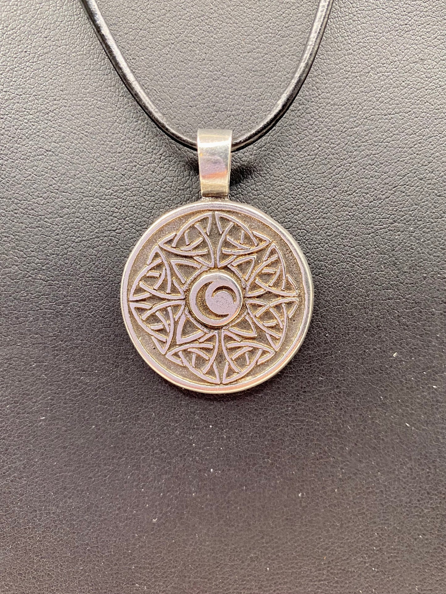 Celtic Wisdom Triple Moon Pendant