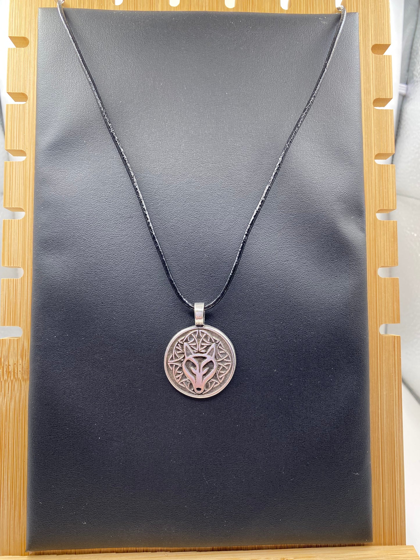 Celtic Wisdom Wolf Pendant