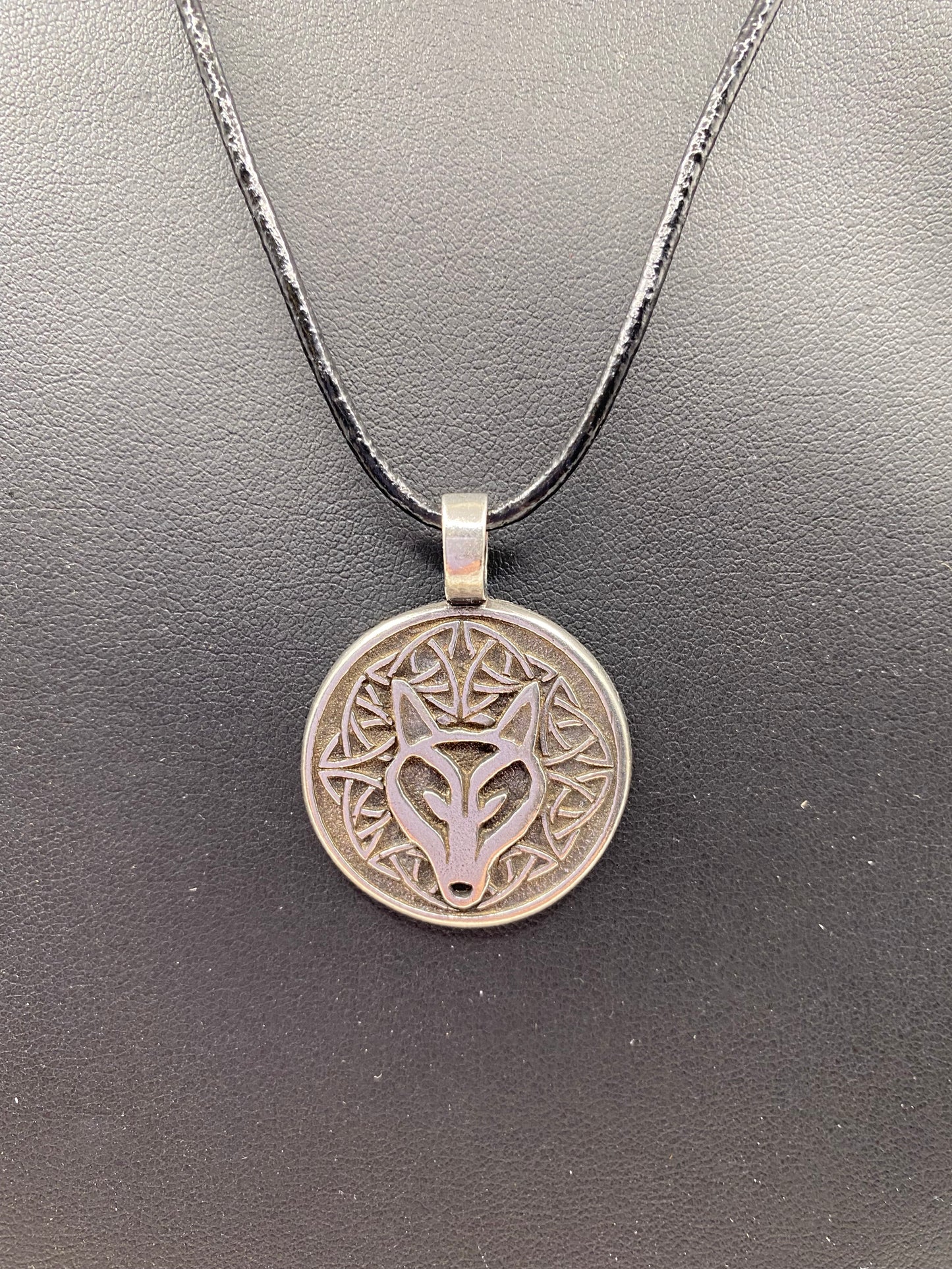 Celtic Wisdom Wolf Pendant