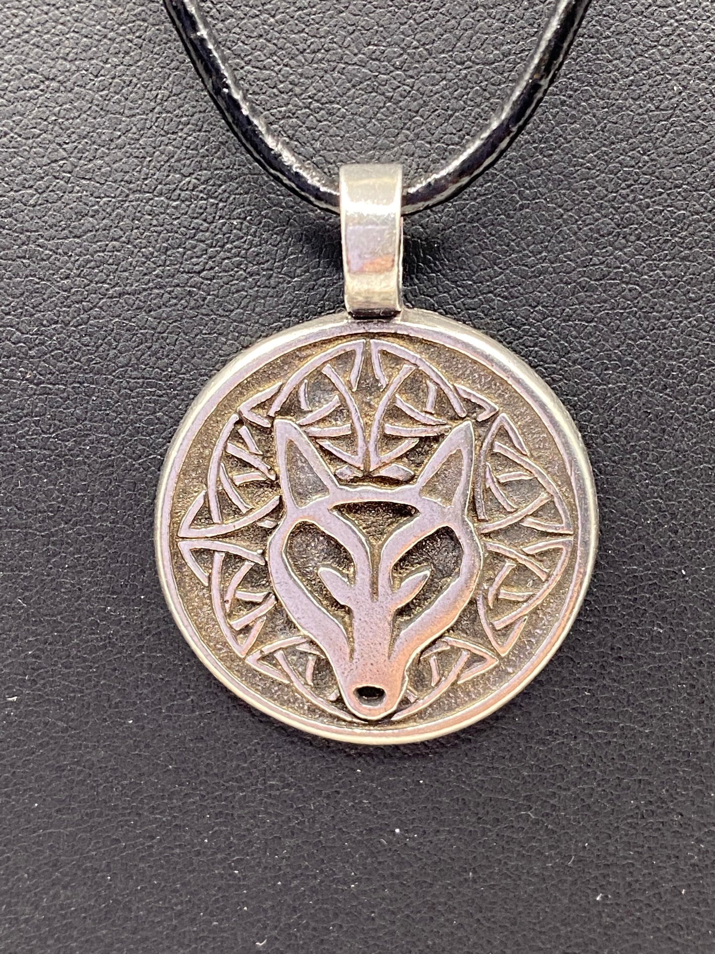 Celtic Wisdom Wolf Pendant