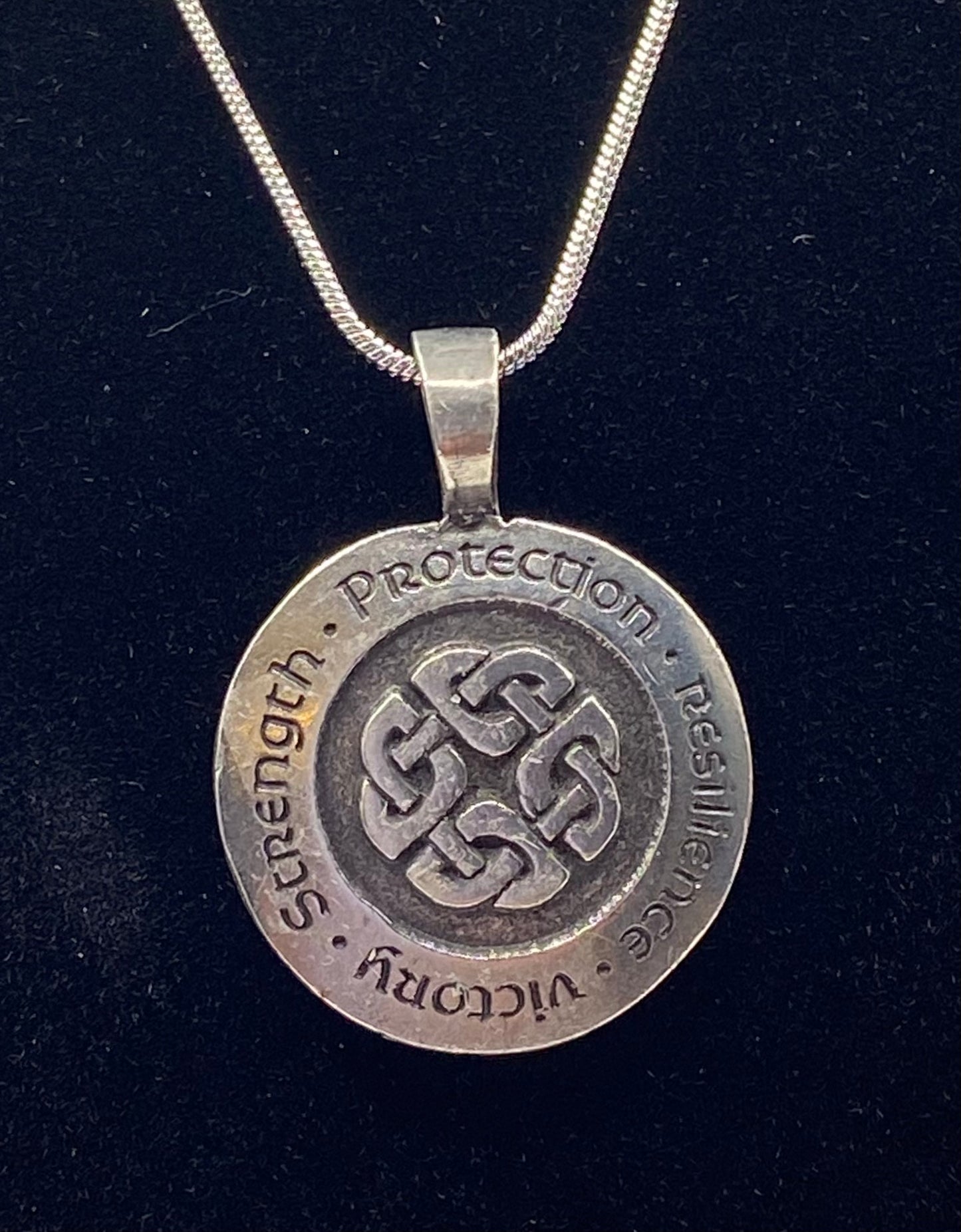 Resilience Rune Pendant and Chain