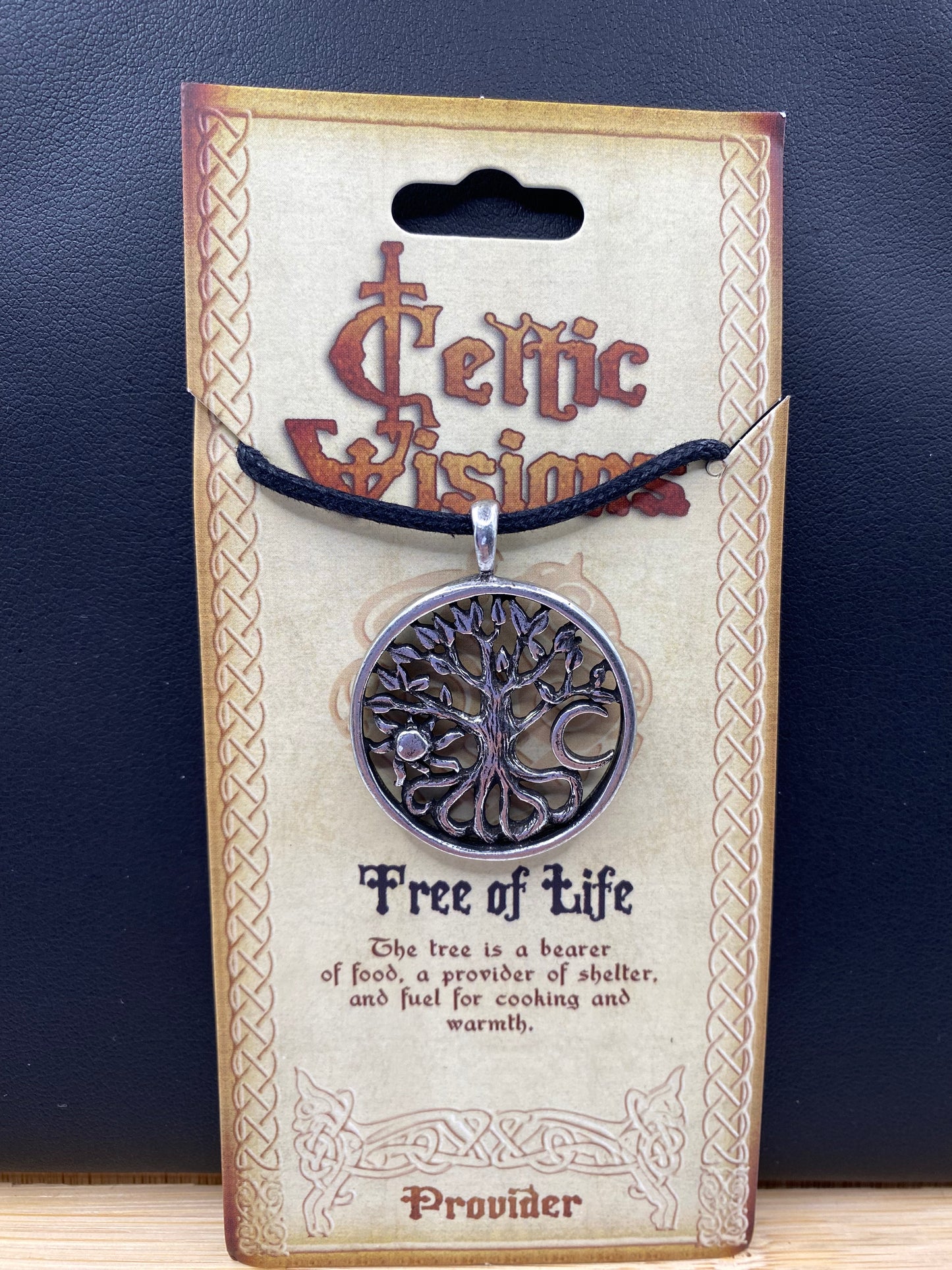 Celtic Tree of Life Pendant and cord