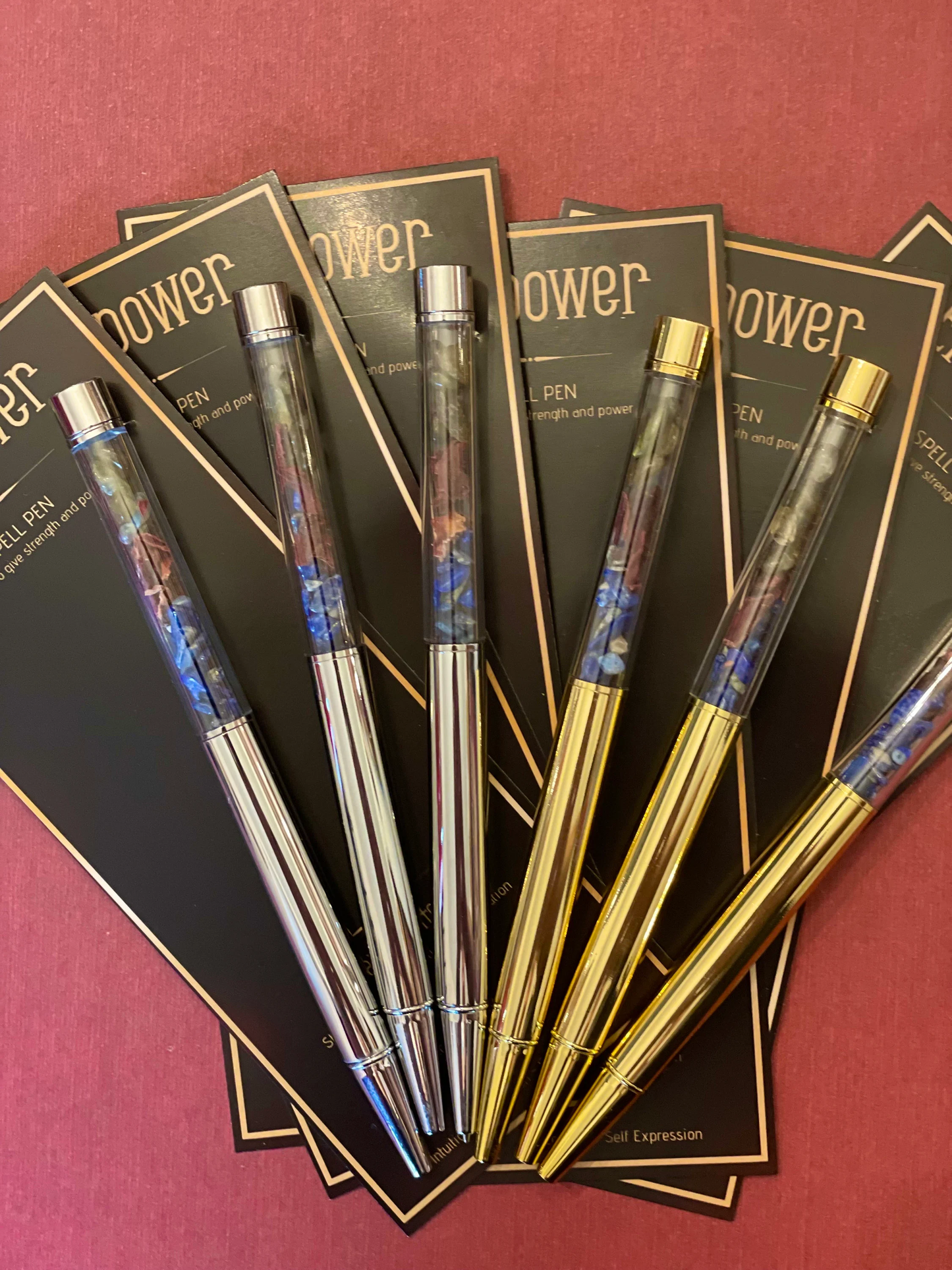 Magickal Witchy Spell Pens : Bliss in Silver