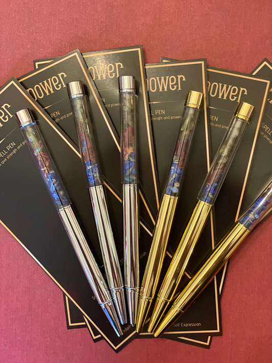 Empower Spelled Intention Pen - Gold