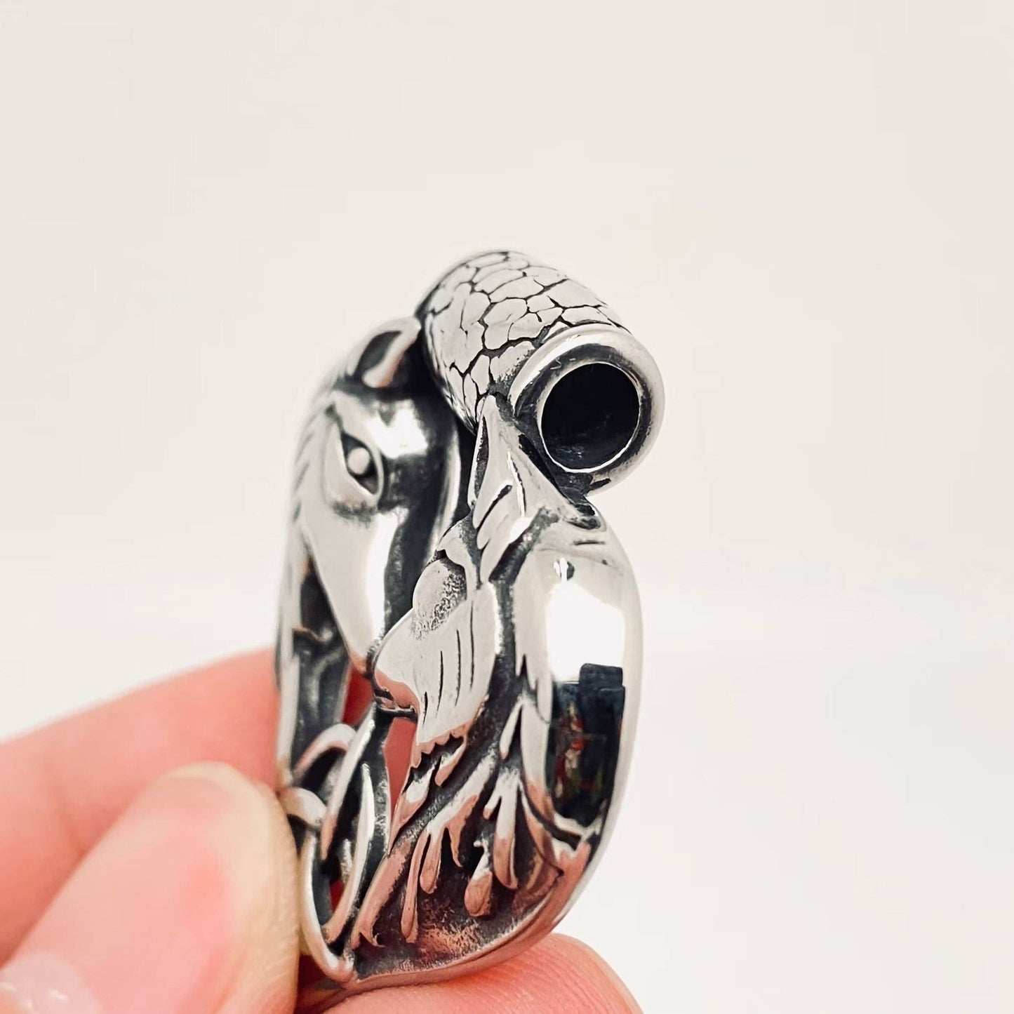 Celtic Trinity Double Wolf Pendant