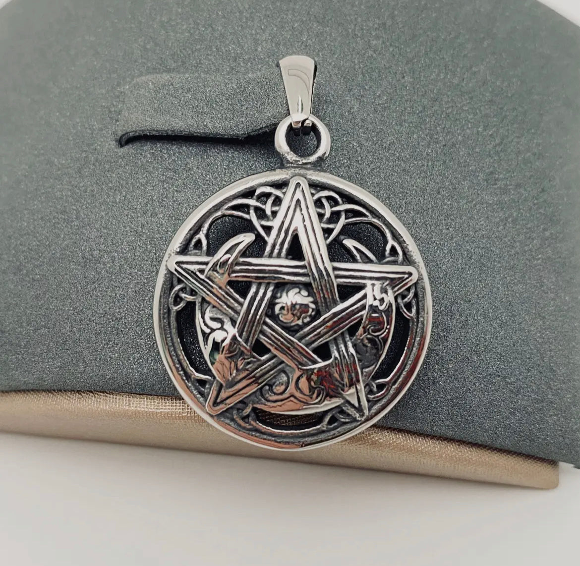 Lunar Pentacle Celtic Knot Pendant