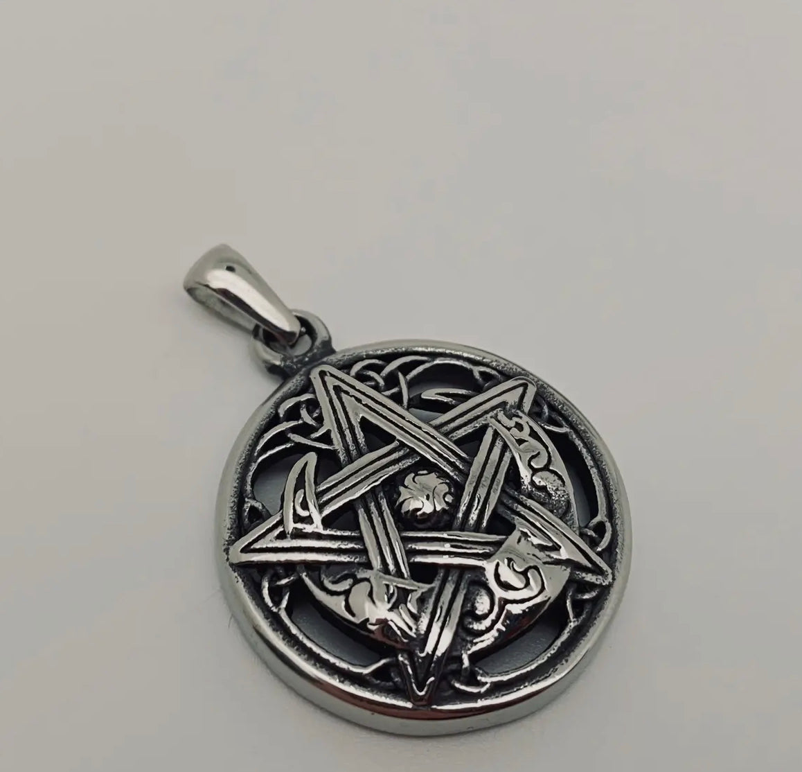 Lunar Pentacle Celtic Knot Pendant
