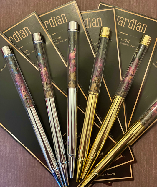 Guardian Spelled Intention Pen - Gold