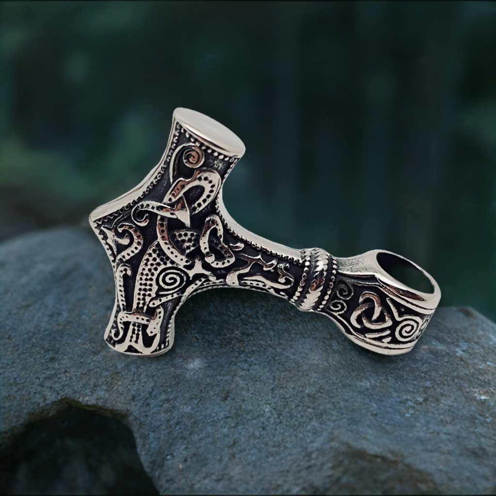 Thor's Hammer Knotwork Pendant