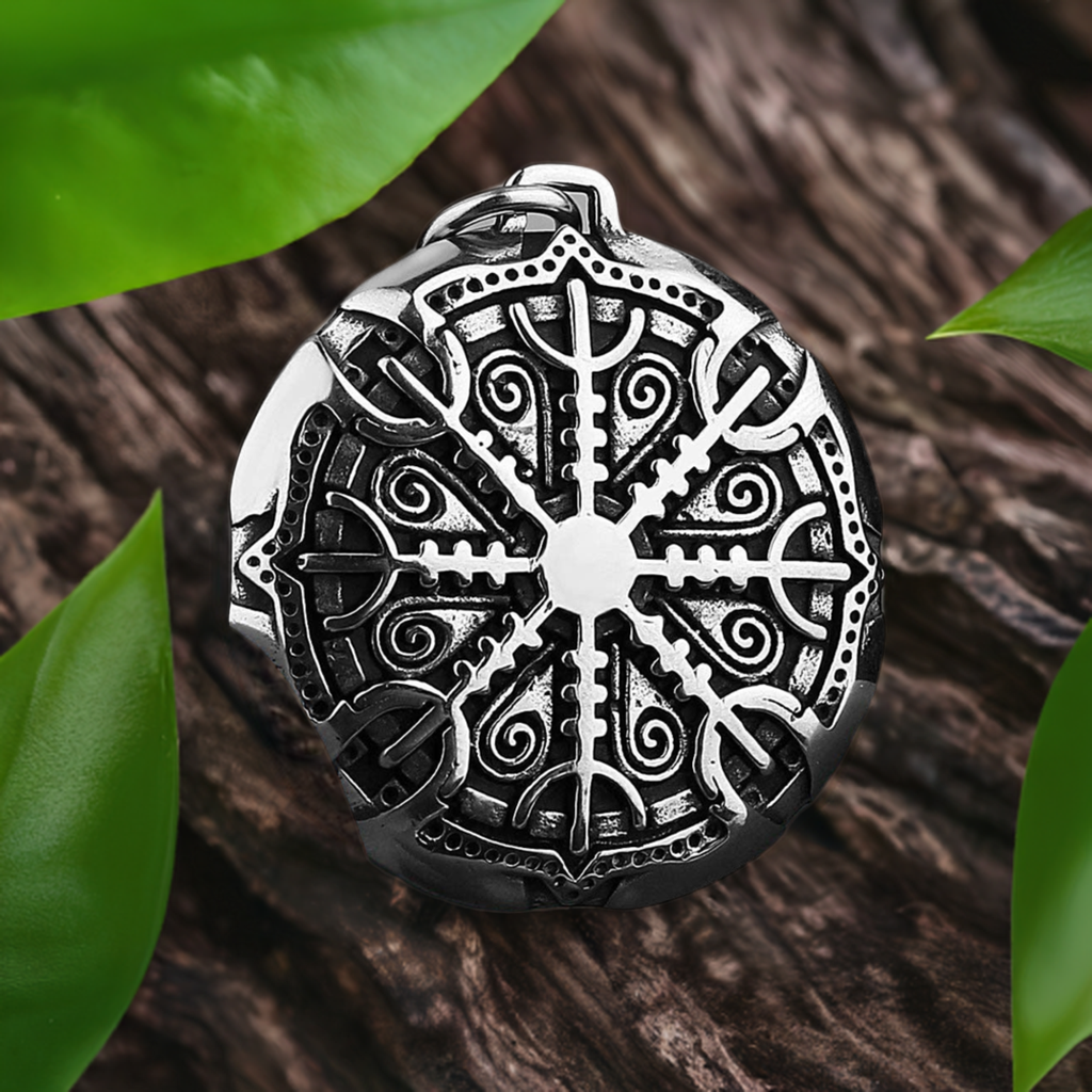 Viking Vegvísir Wayfinder Pendant