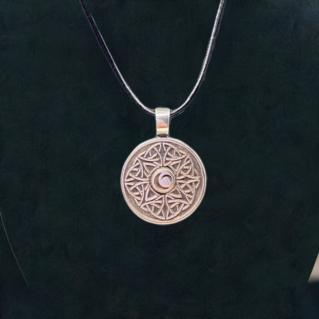 Celtic Wisdom Triple Moon Pendant