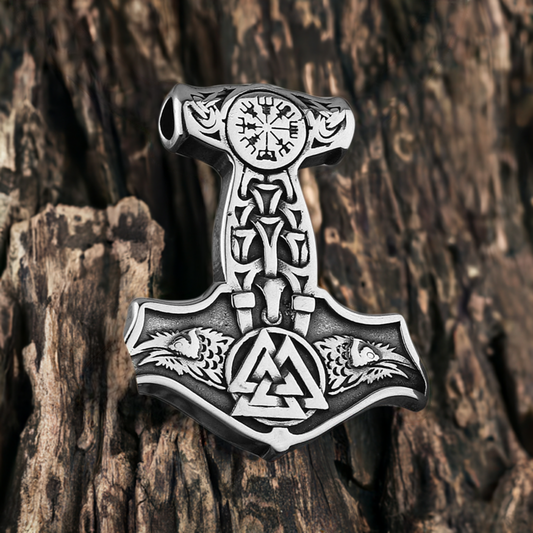 Thor's Hammer Mjolner -  Large Pendant