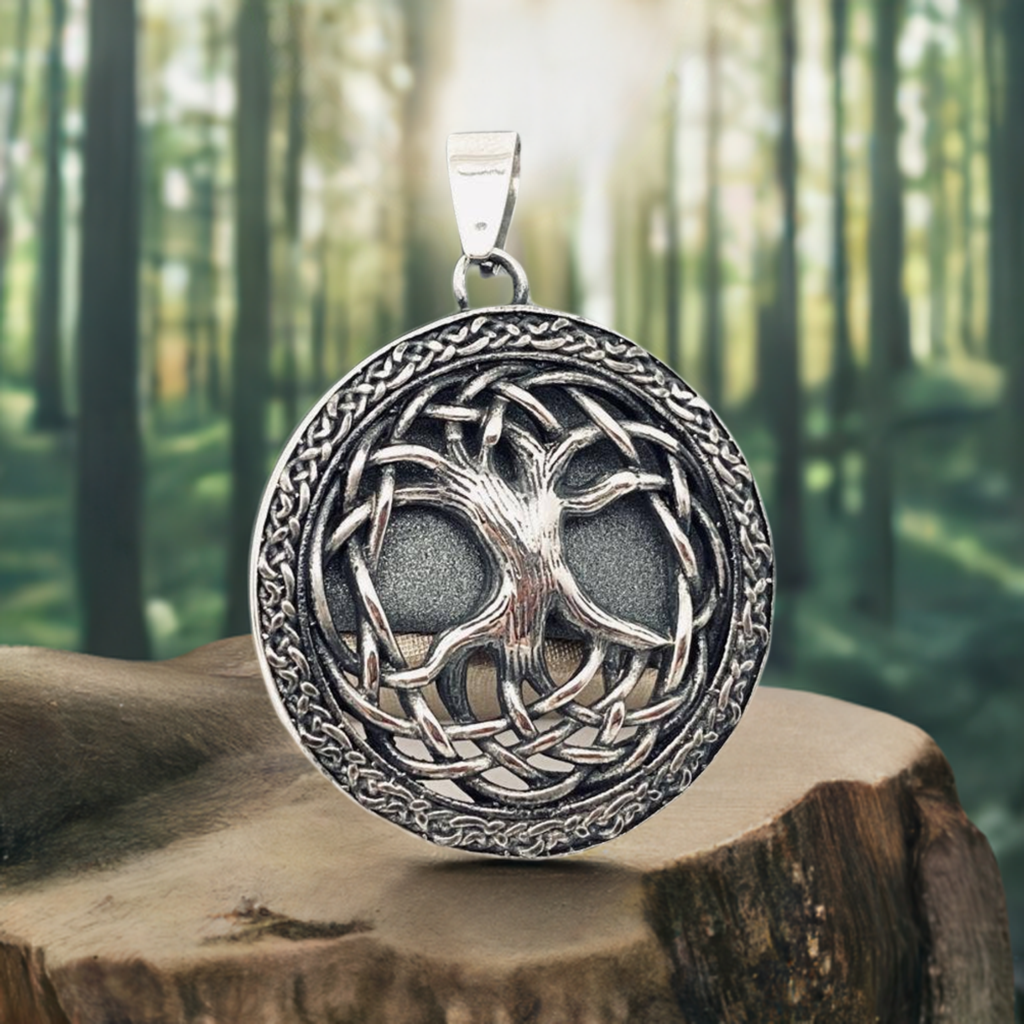 Celtic Knot Tree of Life Pendant - Large