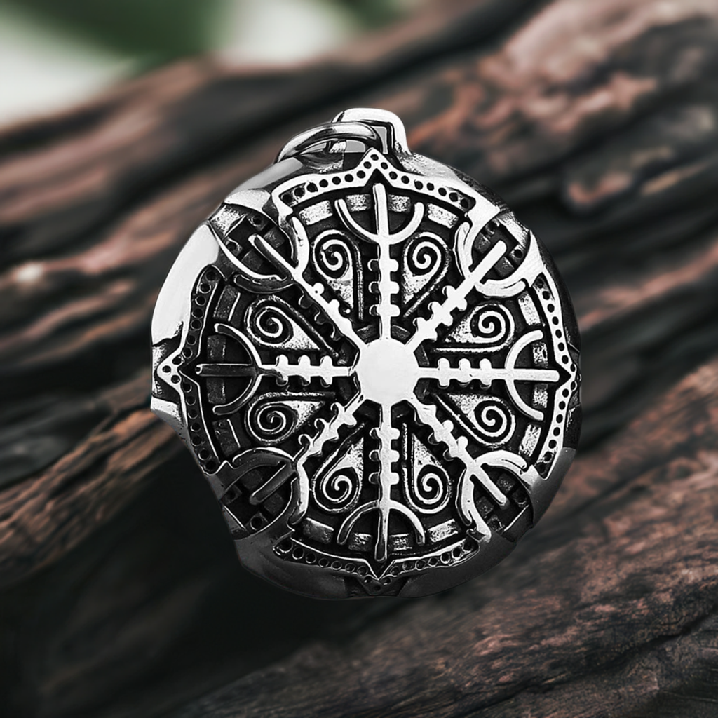 Viking Vegvísir Wayfinder Pendant