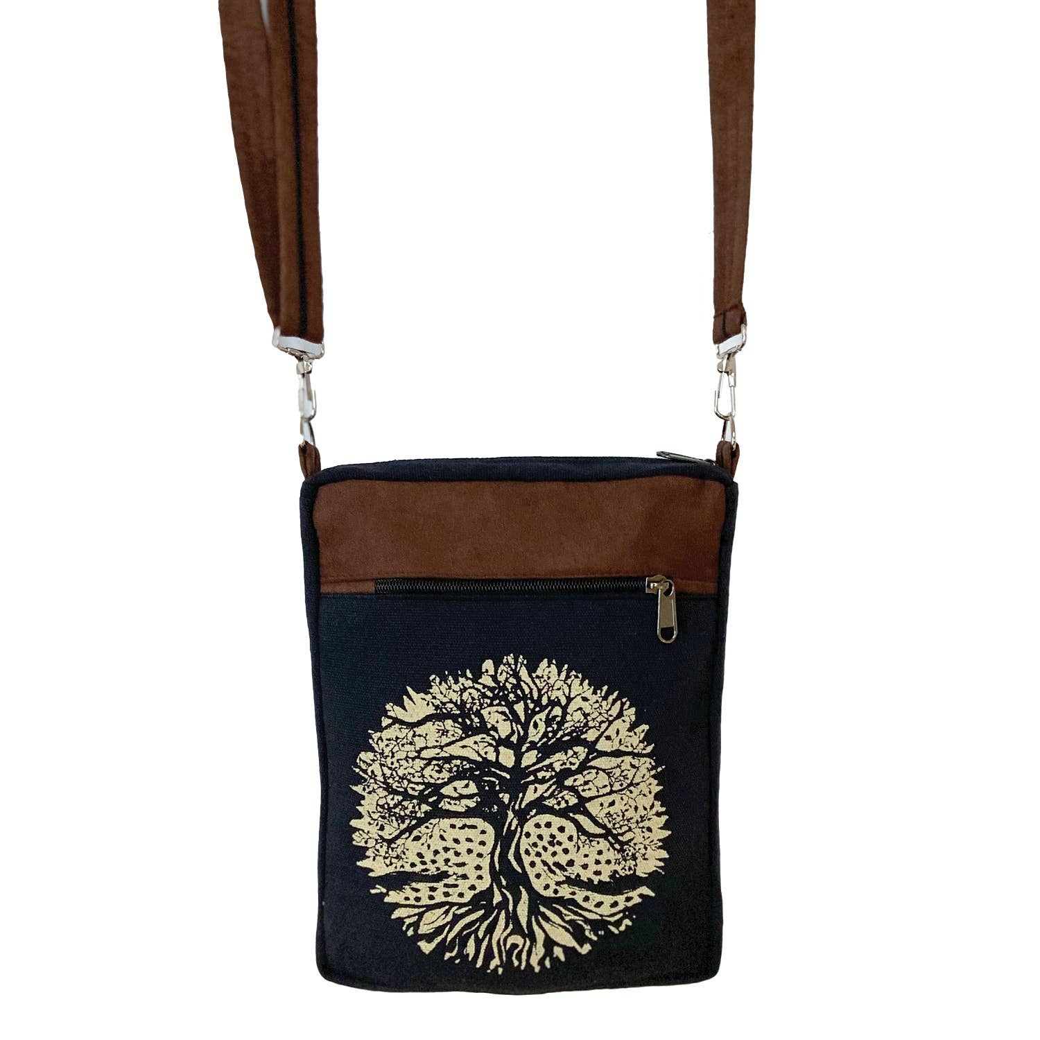 Tree of Life -One Tree Crossbody Bag: Black – The Celtic Cauldron