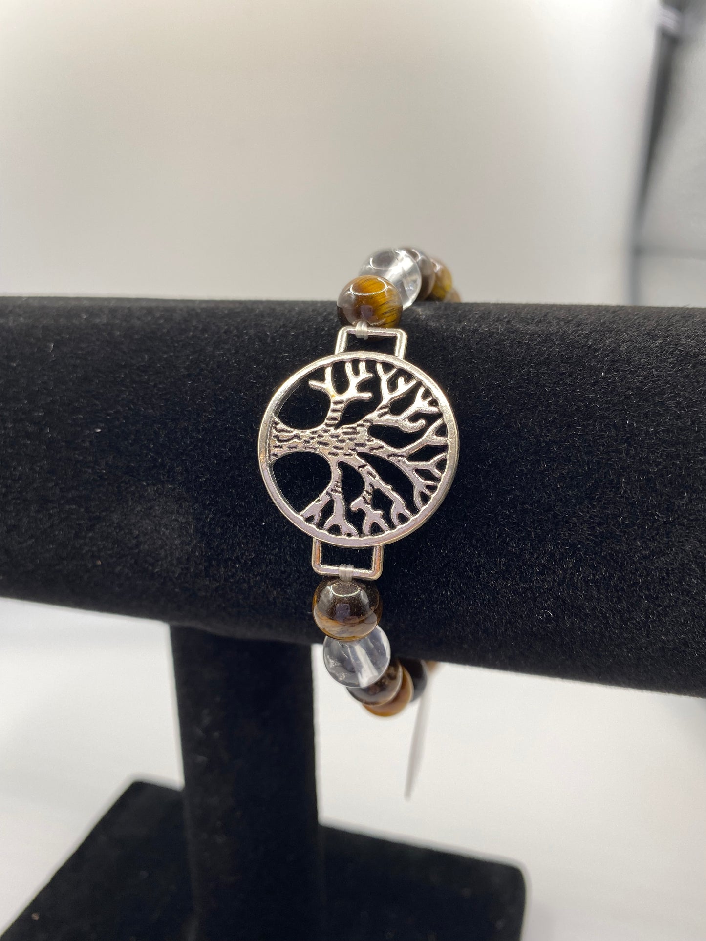 Celtic Tree of Life Bracelet with Tiger Eye