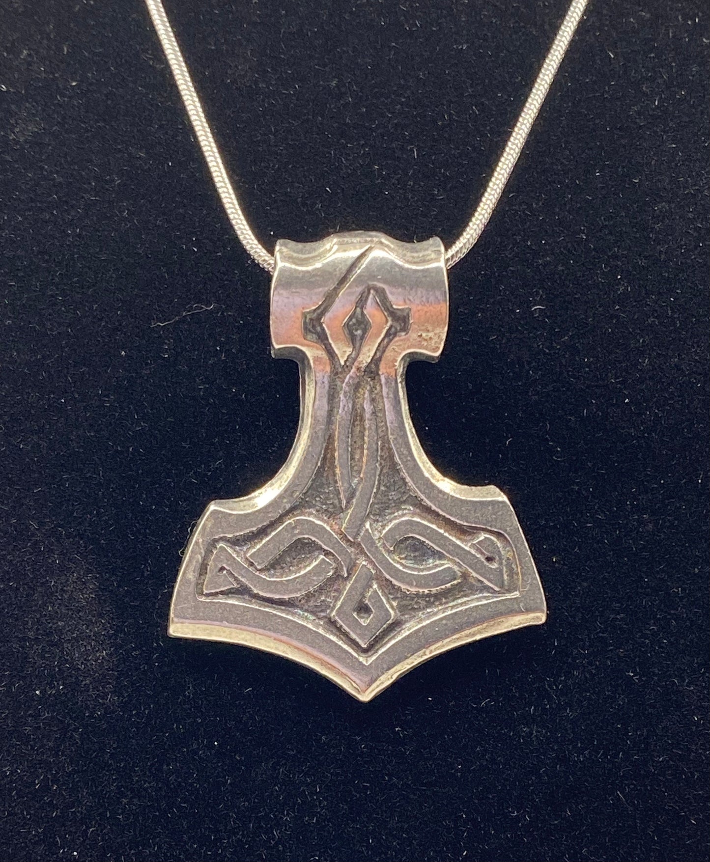 Thor's Hammer Pendant - Pewter