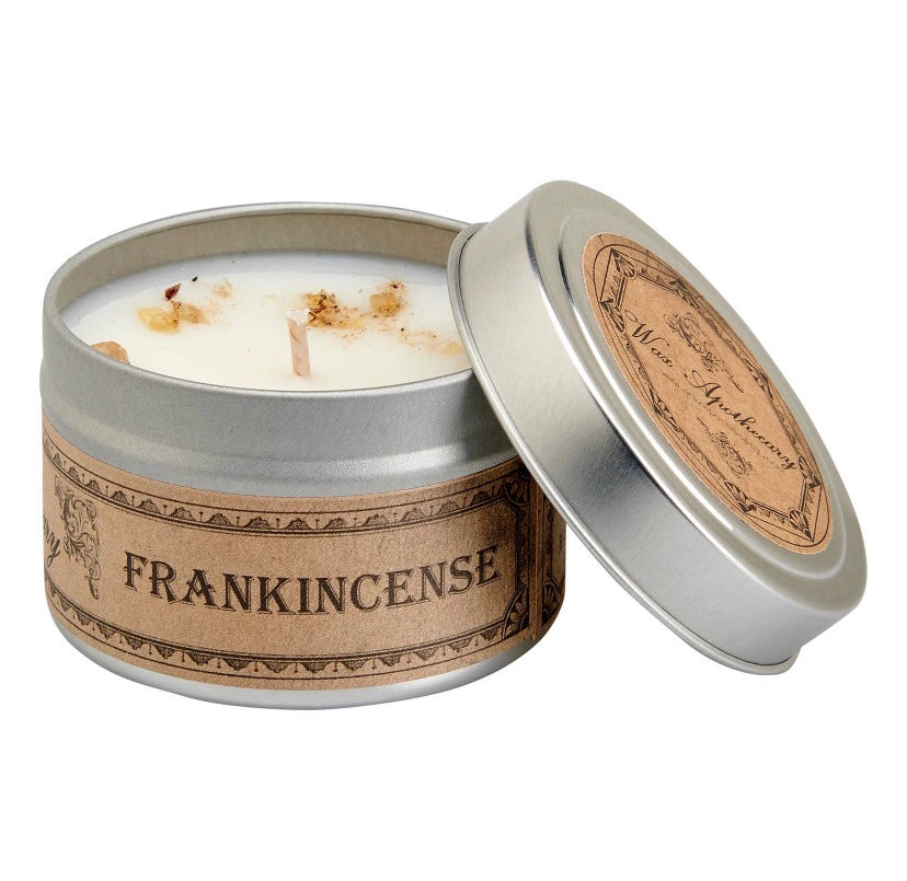 Frankincense Botanical Travel Tin Candle